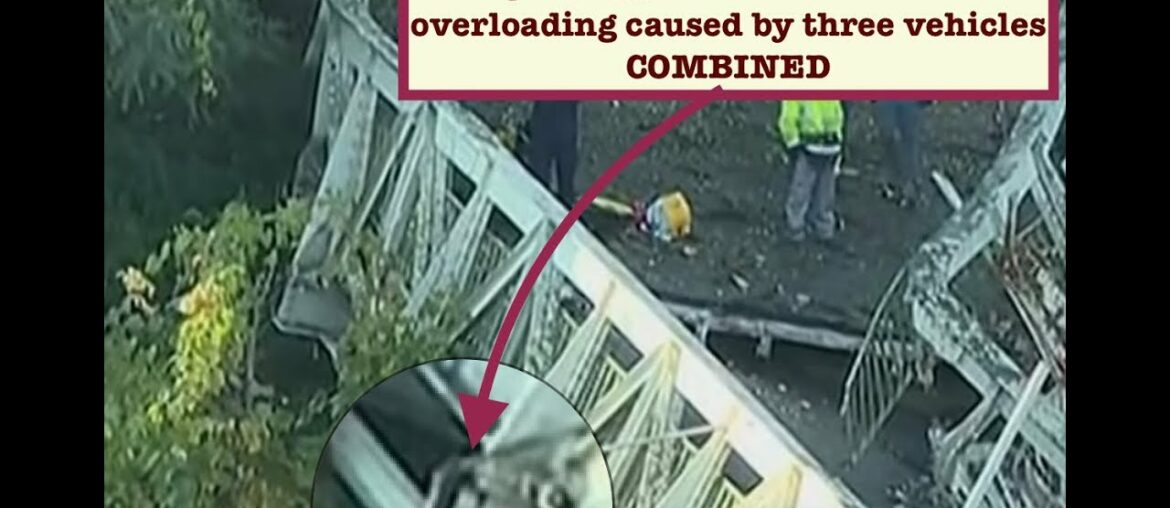 France Bridge Collapse HANGER CONNECTION FAILURE via overloading Pont de mirepoix Pt 2 of 2 France Bridge Collapse HANGER CONNECTION FAILURE via overloading Pont de mirepoix Pt 2 of 2