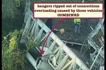 France Bridge Collapse HANGER CONNECTION FAILURE via overloading Pont de mirepoix Pt 2 of 2