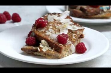 Raspberry French Toast Overnight Casserole Recipe