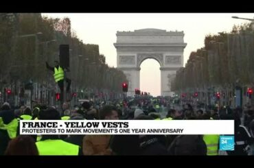 France's Yellow Vests mark anniversary with nationwide protests