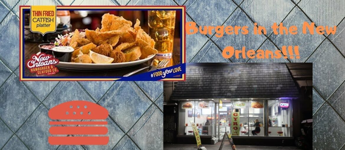 Burgers in New Orleans!!! Eating in the French quarter!!!