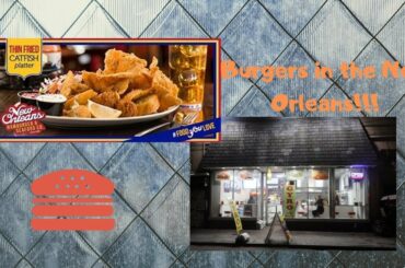 Burgers in New Orleans!!! Eating in the French quarter!!!