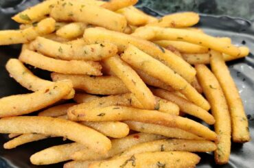 आसानी से बनाएं सूजी के ज़बरदस्त क्रिस्पी फ्रेंच फ्राइज़ | Instant French Fries Recipe | Crispy Fries