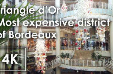4k video walking France : most expensive district of Bordeaux  by osmo pocket