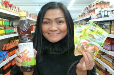 Filipino living in France  ( Asian Supermarket - Asian grocery store )  Filipino life