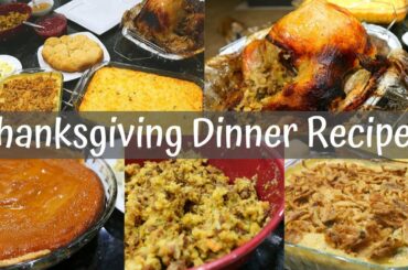 Easy THANKSGIVING DINNER Recipes // How to COOK Thanksgiving Dinner