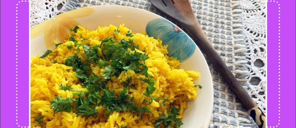 Turmeric Rice- Quick & Easy Recipe Turmeric Rice- Quick & Easy Recipe