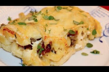 Croziflette - French, Cheesy Casserole Dish w. Pasta & Reblochon Cheese - Recipe #100