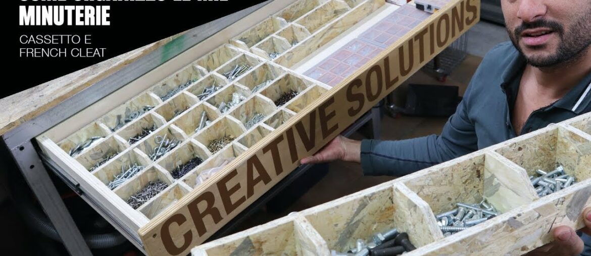 Come organizzo le minuterie – tra CASSETTO e French Cleat Come organizzo le minuterie - tra CASSETTO e French Cleat