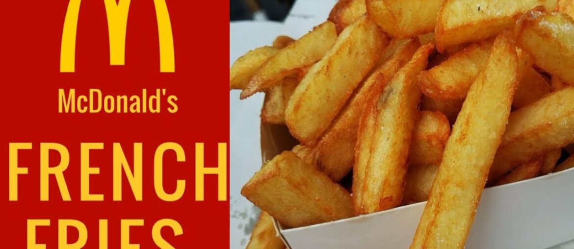 McDonald's French Fries Recipe | how to make french fries at home recipe in hindi by Chef Rubina