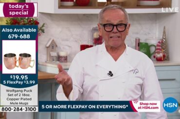 Wolfgang Puck 12piece Steak Knife Set with Wooden Gift B...