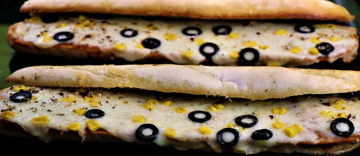French Bread Pizza Sandwich | Bread Pizza Recipe | By Neetu Suresh
