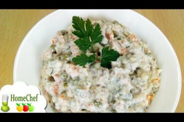 Super tasty! Authentic French beef salad - cold appetizer recipe to make mayonnaise beef salad!