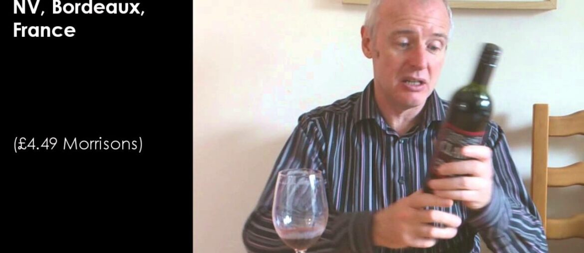 Wine Tasting with Simon Woods: Morrisons Claret NV, Bordeaux, France