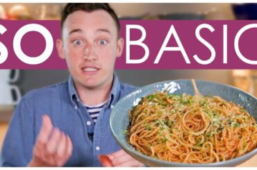 Easy 10-Minute Alfredo Pasta With Rosé Wine | #SoBasic