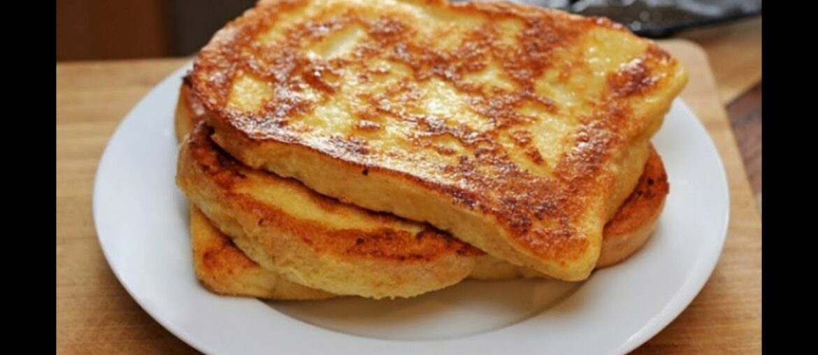 Fried Egg Bread Recipe - French Toast  - Eggy Bread  - Gypsy Toast