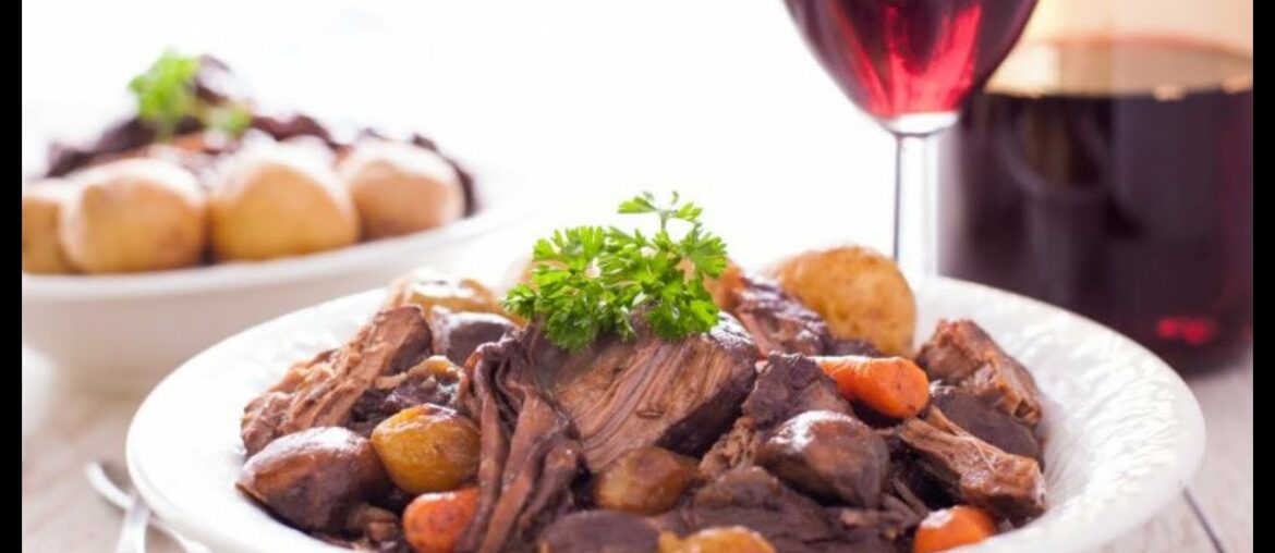 Beef Stew in Red Wine Recipe Video - Easy Beef Stew - How to Make Beef Stew