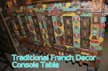 Traditional French Decor Console Table Black Friday Sale