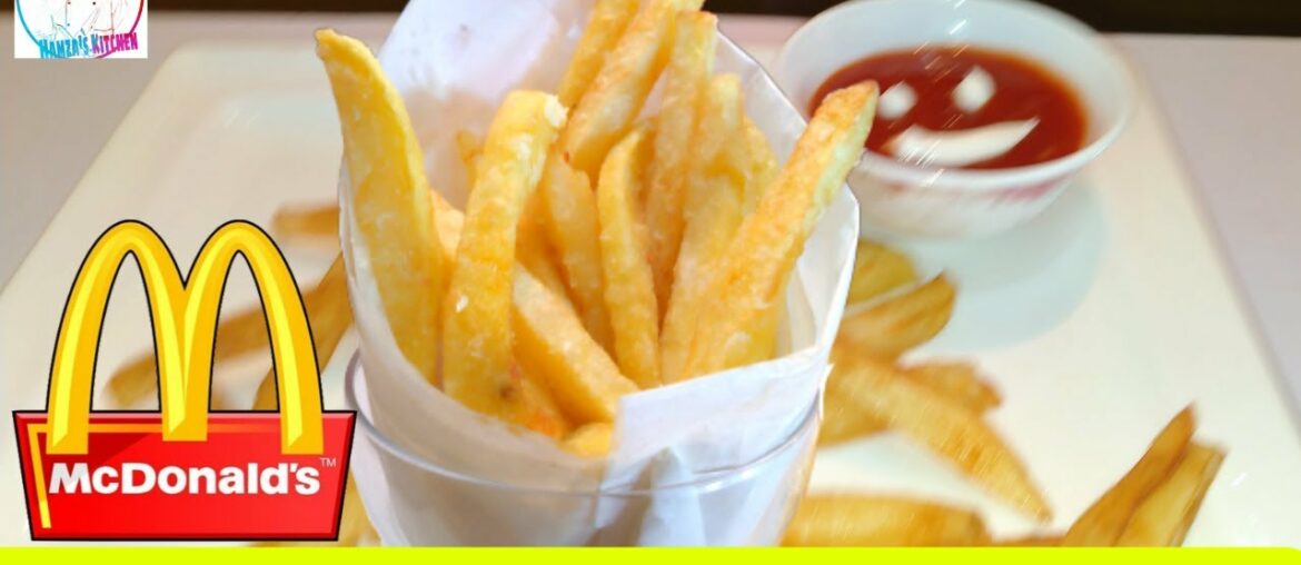 Mc Donald Style French Fries at Home Recipe by Hamza's Kitchen | How to Make French Fries Recipe Mc Donald Style French Fries at Home Recipe by Hamza's Kitchen | How to Make French Fries Recipe