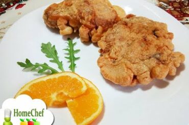 Super tasty! Parisian chicken leg schnitzel, French chicken schnitzel recipe for chicken schnitzel!