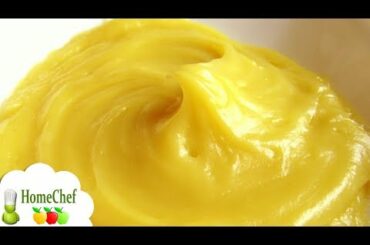 Super easy! French pastry cream - authentic vanilla custard cream recipe to make French pastry cream