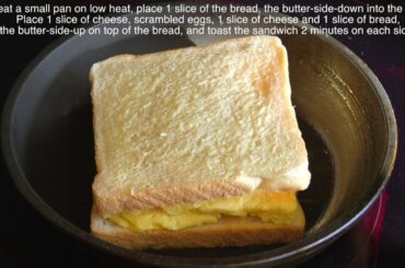 Scrambled Eggs Sandwich Recipe