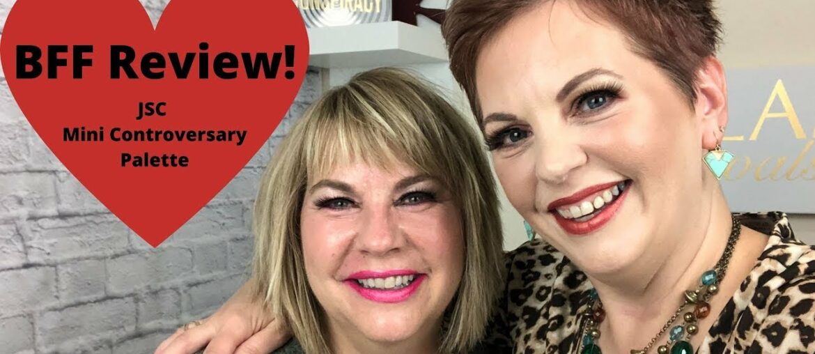 BFF Controversary palette review! Wine and makeup | Pig lips