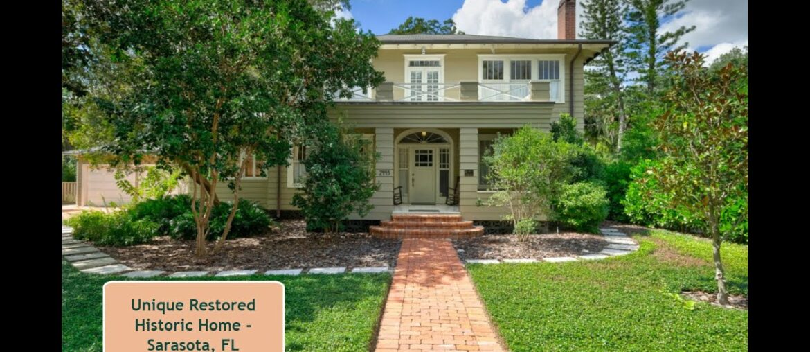 Restored Historic Home – Sarasota Restored Historic Home - Sarasota