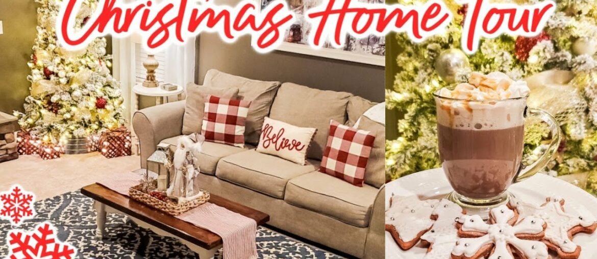 CHRISTMAS HOME TOUR 2019 | COZY RUSTIC GLAM + TRADITIONAL CHRISTMAS | Cook Clean And Repeat