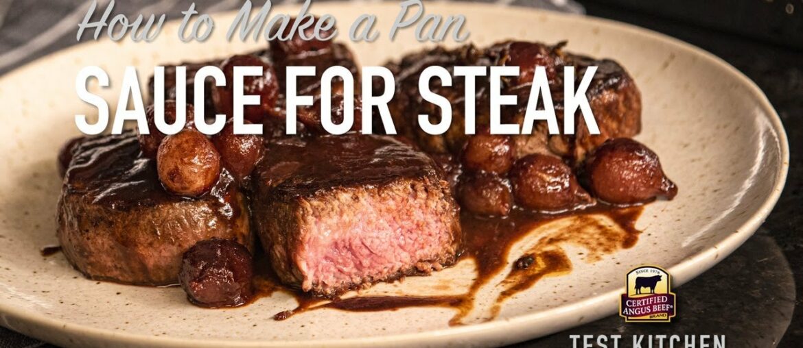 Pan Sauce for Steak | Red Wine Reduction Sauce Recipe Pan Sauce for Steak | Red Wine Reduction Sauce Recipe