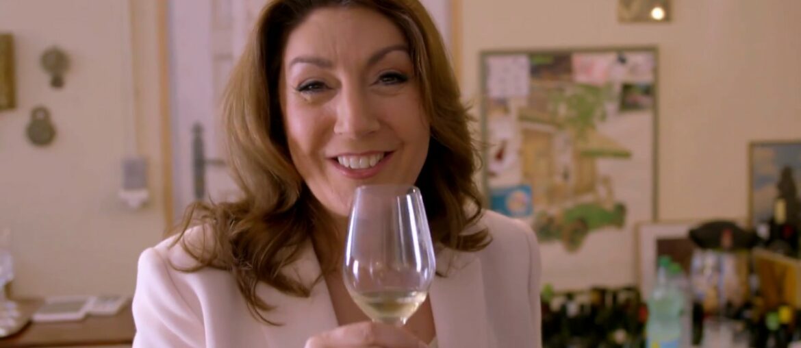 Jane McDonald learns how to "chew" wine! | Cruising With Jane McDonald | Channel 5