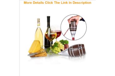 ITOP Handmade Household Red Wine Decanter Wood Decanter 6 Seconds Wine Processors With Battery