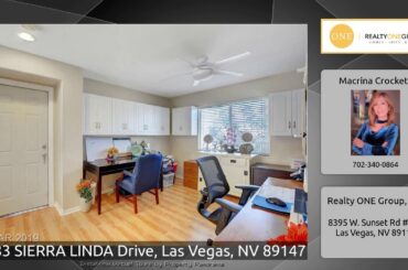 8883 SIERRA LINDA Drive, Las Vegas, NV 89147