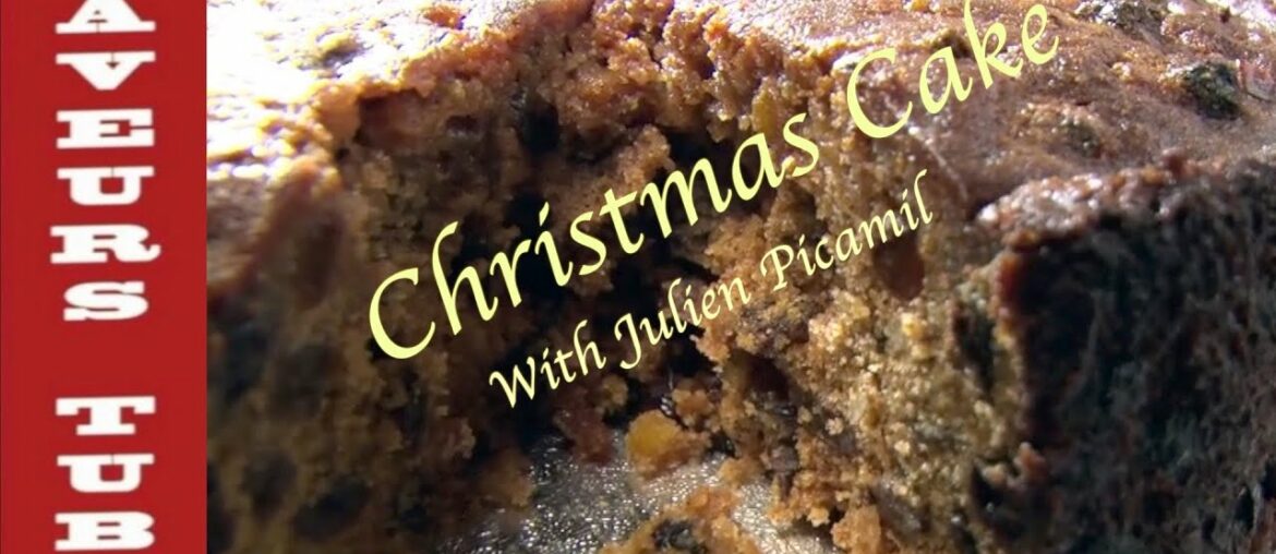 Christmas Cake with french T.V. Chef Julien from Saveurs Dartmouth U.K. Christmas Cake with french T.V. Chef Julien from Saveurs Dartmouth U.K.