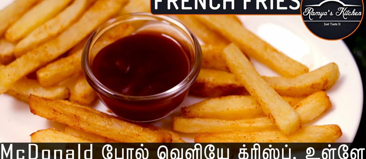 Crispy French fries recipe in tamil | French fries recipe in tamil