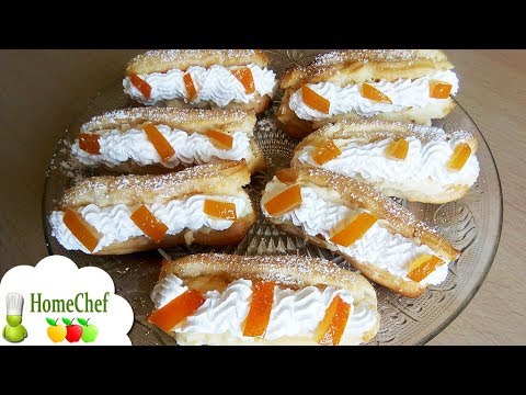 Super tasty! Vanilla eclairs – homemade French vanilla eclair recipe to make vanilla custard eclairs Super tasty! Vanilla eclairs - homemade French vanilla eclair recipe to make vanilla custard eclairs