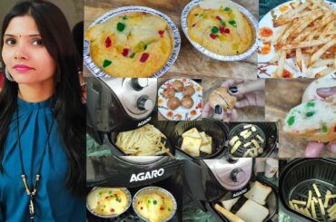 Agaro Air fryer Recipes | Cake in Air Fryer | French Fries in Air Fryer | Litti in Airfryer