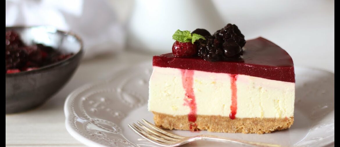 Berry Cheesecake Recipe | No Bake Cheesecake Recipe