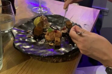 Dinner In The Restaurant "Le Millesime" In Nice In France. Michelin Plate Restaurant