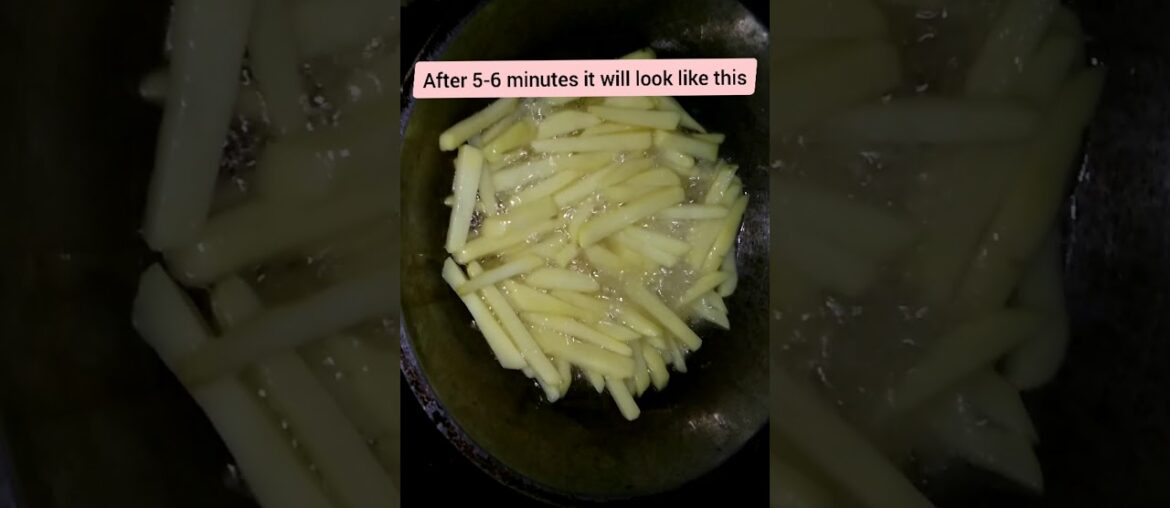 How to make french fries at home