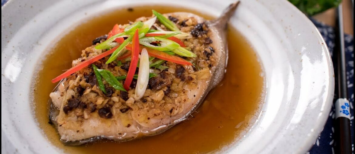 Steamed Fish with Black Bean Sauce | Chinese Recipe Steamed Fish with Black Bean Sauce | Chinese Recipe