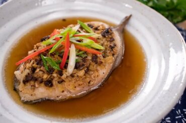 Steamed Fish with Black Bean Sauce | Chinese Recipe