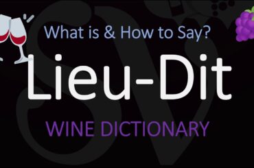 What is a Lieu-Dit? How to Pronounce it? Wine Term - Explained