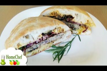 Super tasty! Hamburger - homemade French hamburger recipe to make hamburger with tasty ingredients!