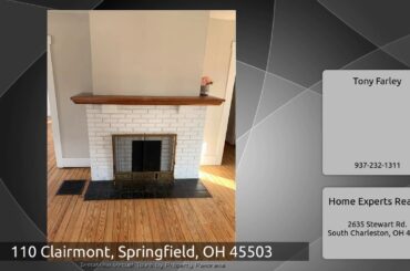 110 Clairmont, Springfield, OH 45503