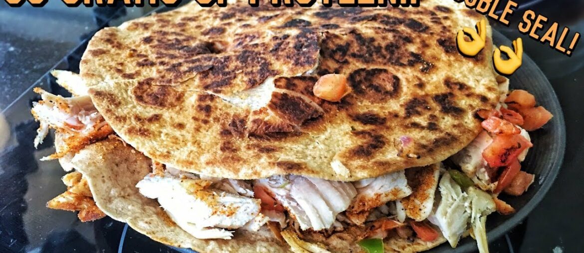 Healthy High Protein Bodybuilding Quesadilla Recipe | Quick & Easy!