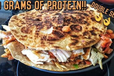 Healthy High Protein Bodybuilding Quesadilla Recipe | Quick & Easy!