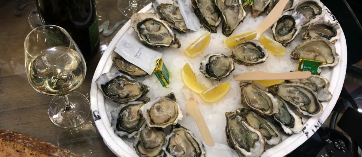 60-SECOND EXCURSION: Eating oysters with white wine for breakfast in Narbonne, France 60-SECOND EXCURSION: Eating oysters with white wine for breakfast in Narbonne, France