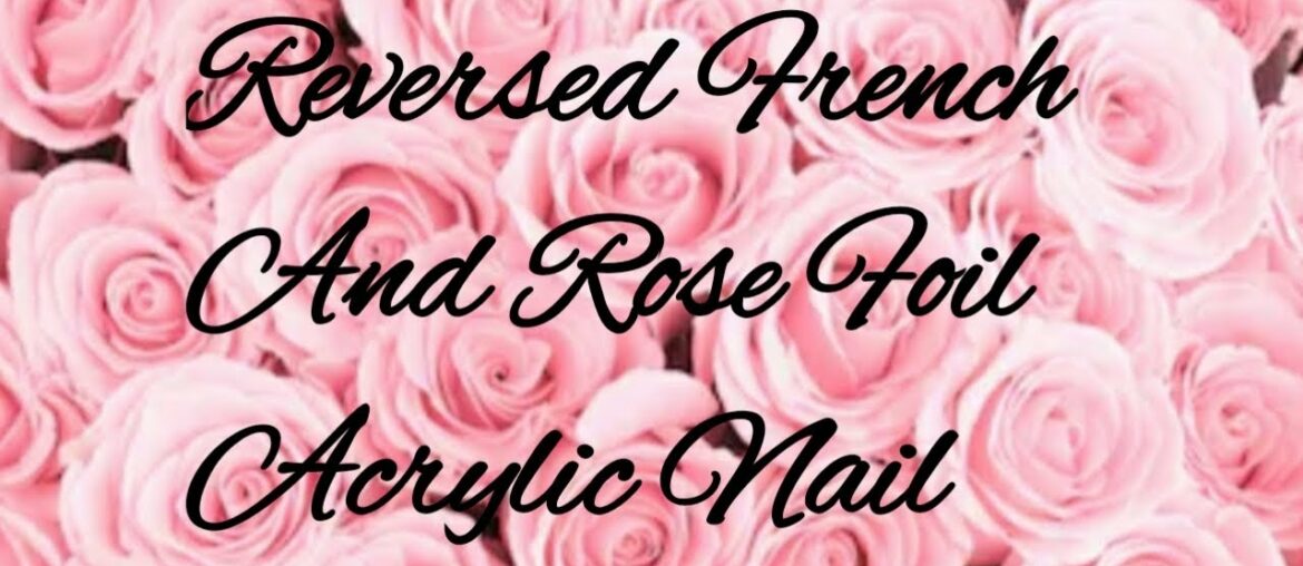 Reversed Pink French | Rose Foil