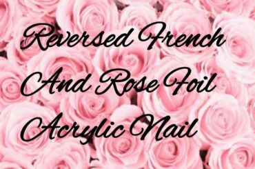 Reversed Pink French | Rose Foil